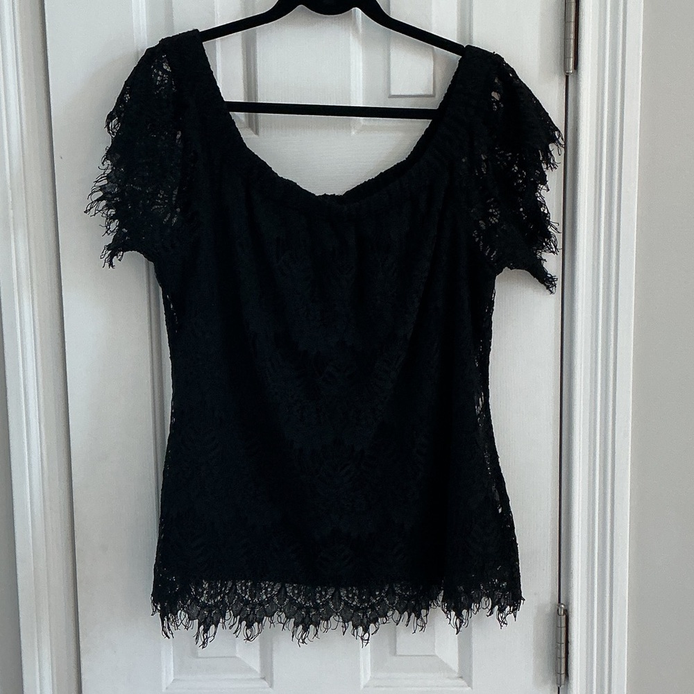 NWT City Chic “Lacey” Off Shoulder Lace Top